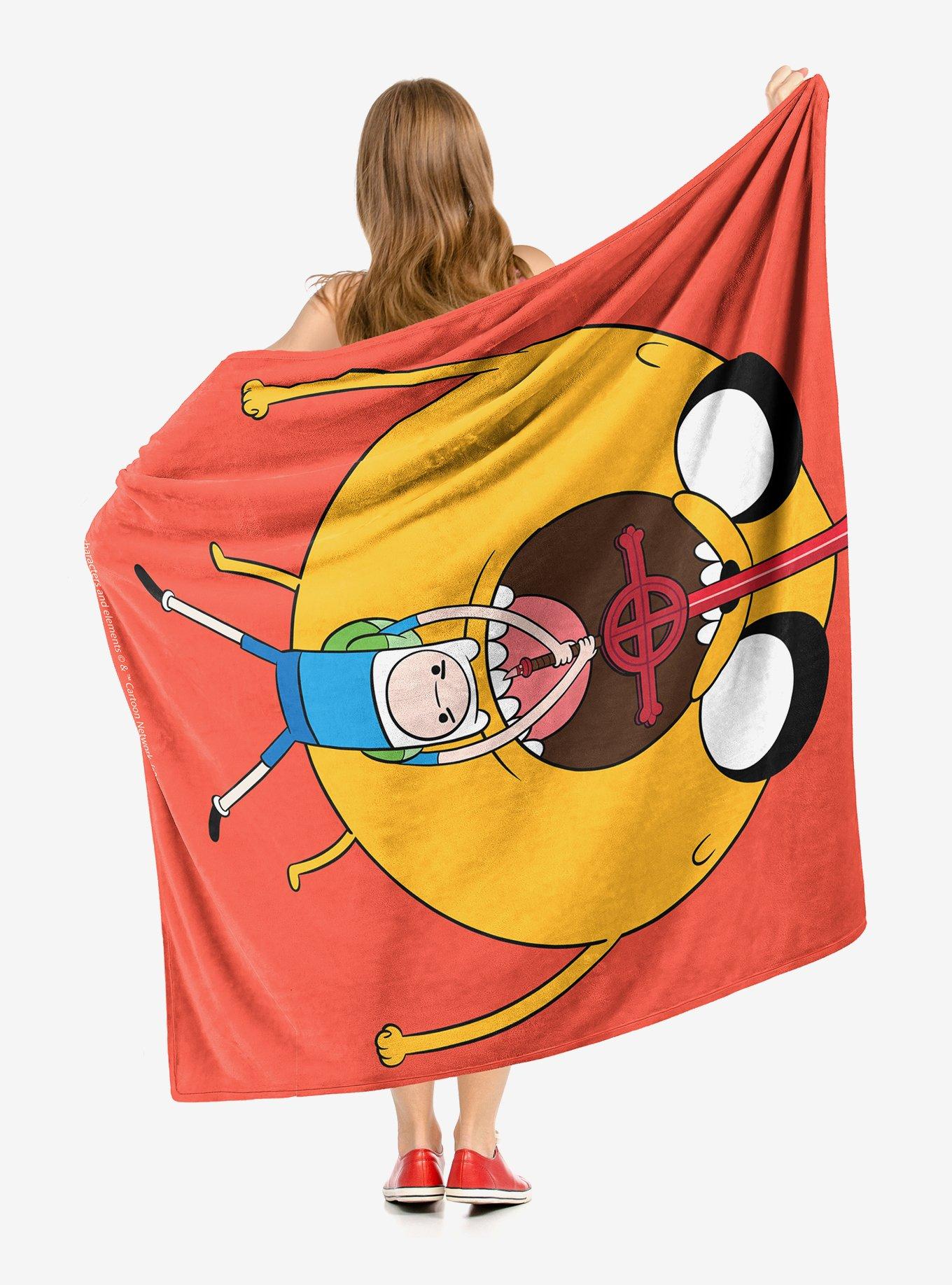Adventure Time Round Boy Throw Blanket, , alternate