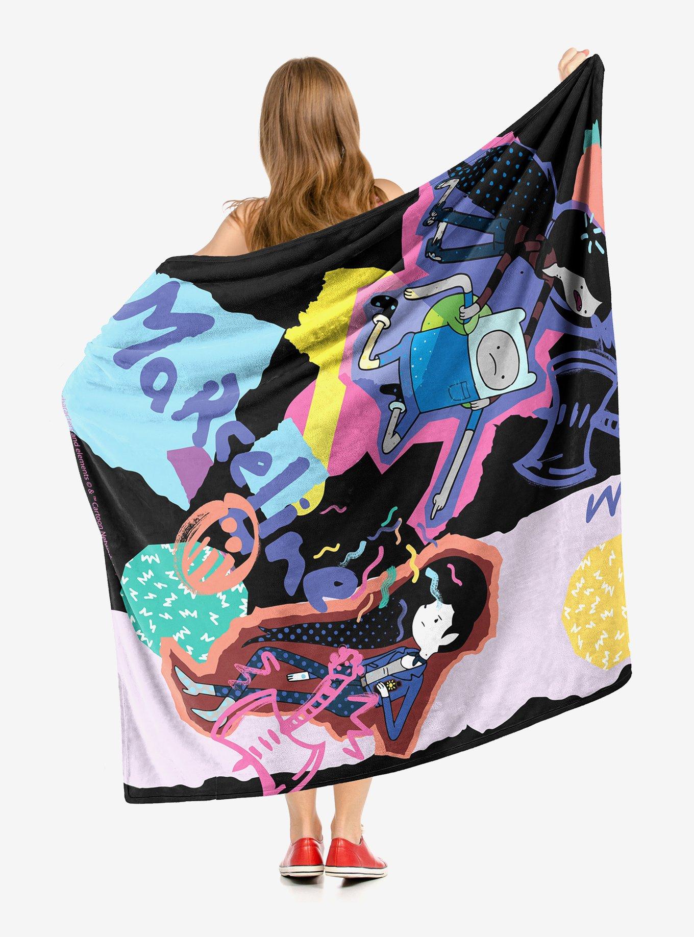 Adventure Time Paper Marceline Throw Blanket, , hi-res