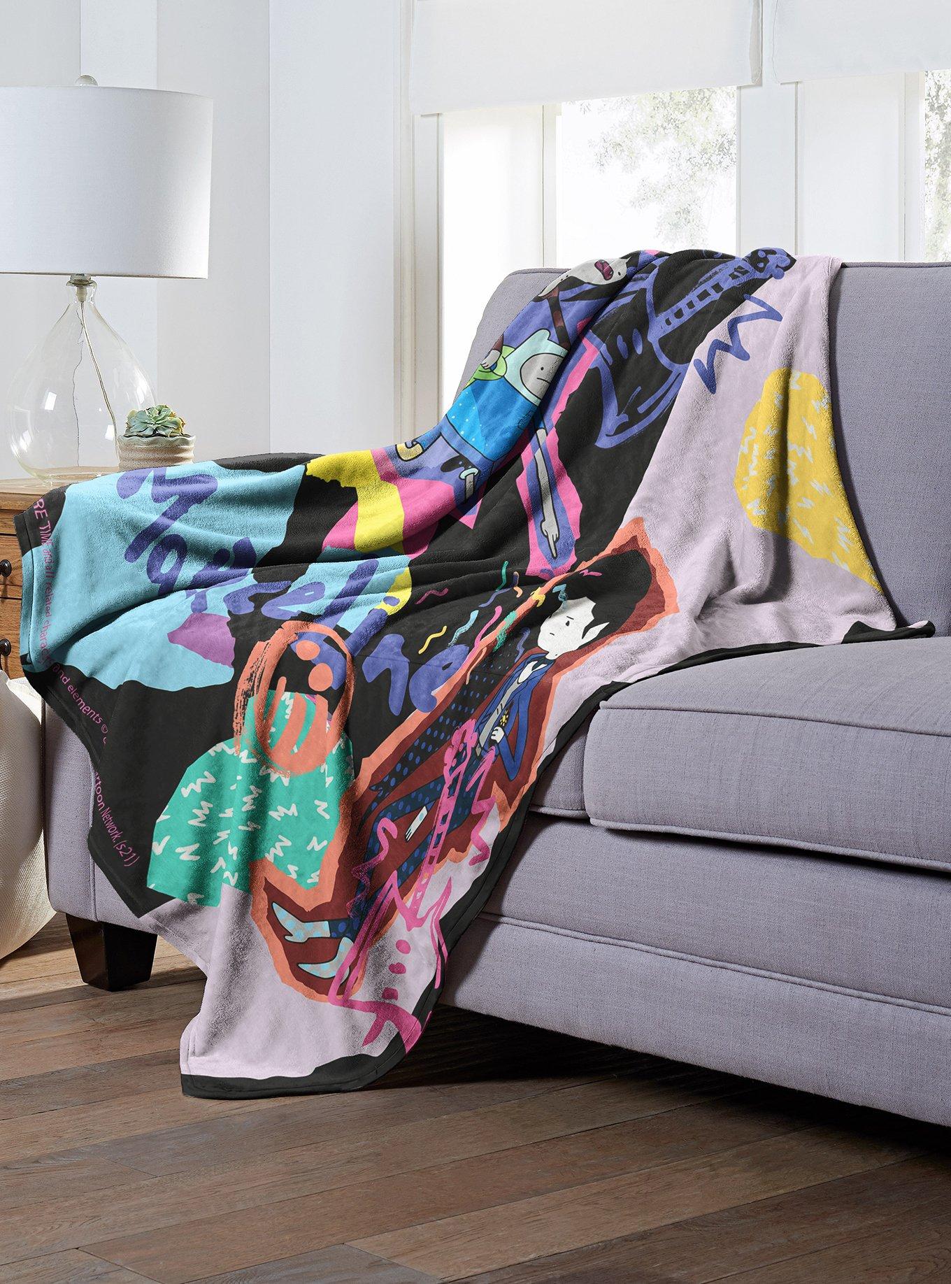 Adventure Time Paper Marceline Throw Blanket, , alternate
