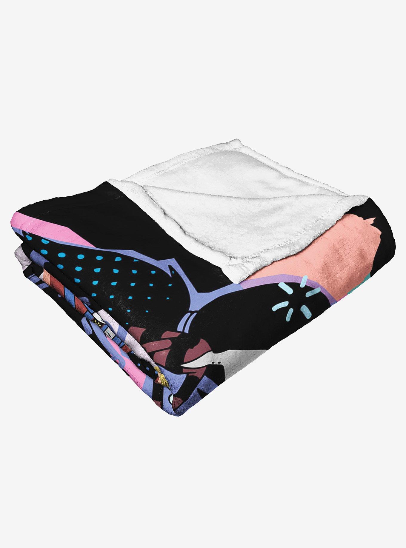 Adventure Time Paper Marceline Throw Blanket, , alternate