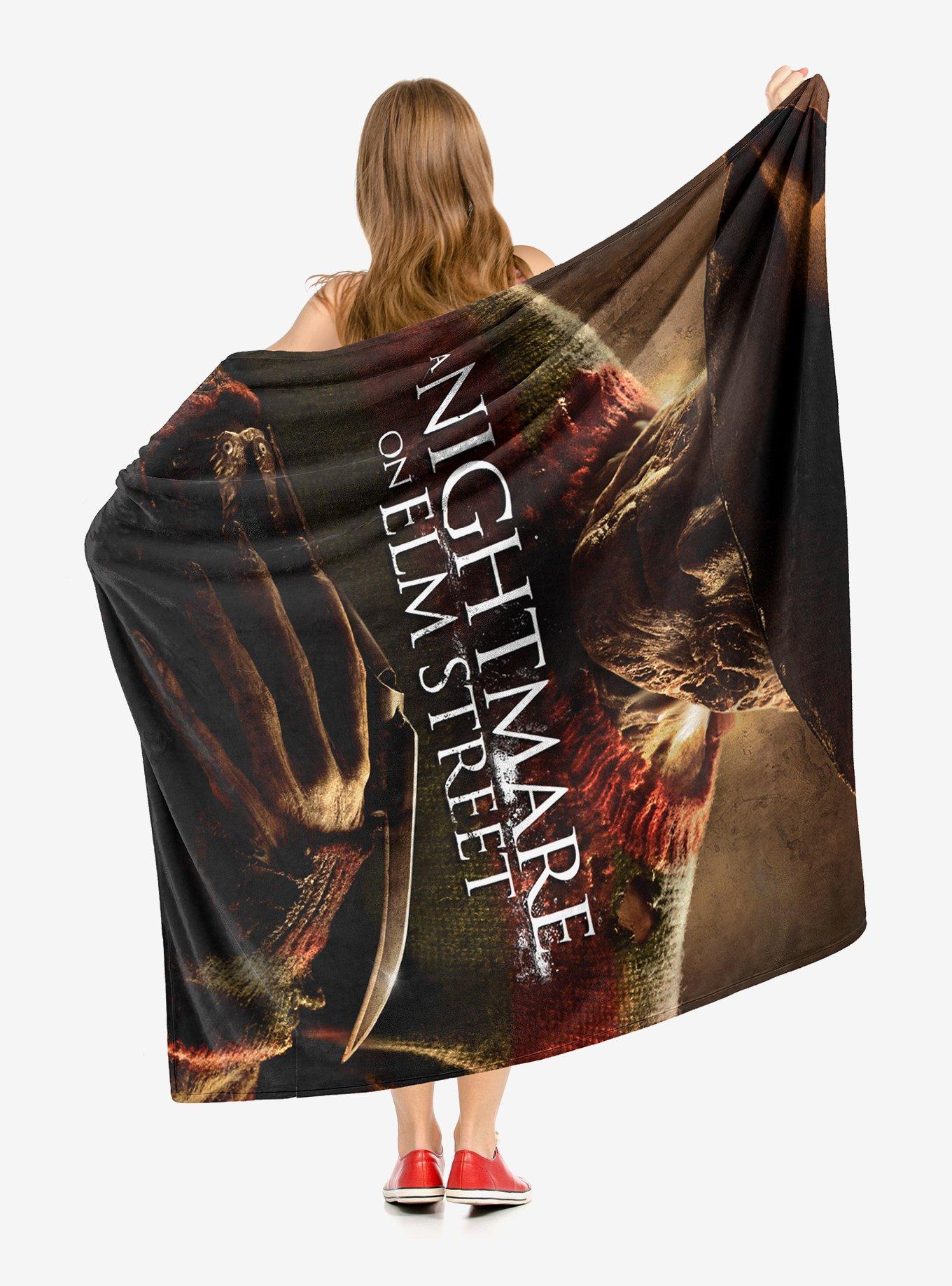 A Nightmare On Elm Street Poster Throw Blanket, , hi-res