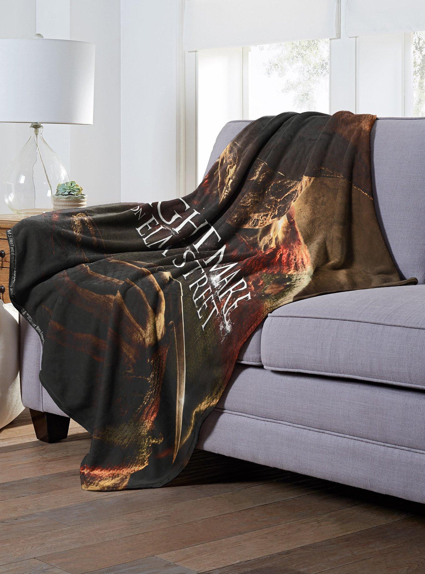 A Nightmare On Elm Street Poster Throw Blanket, , alternate