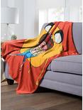 Adventure Time Round Boy Throw Blanket, , alternate
