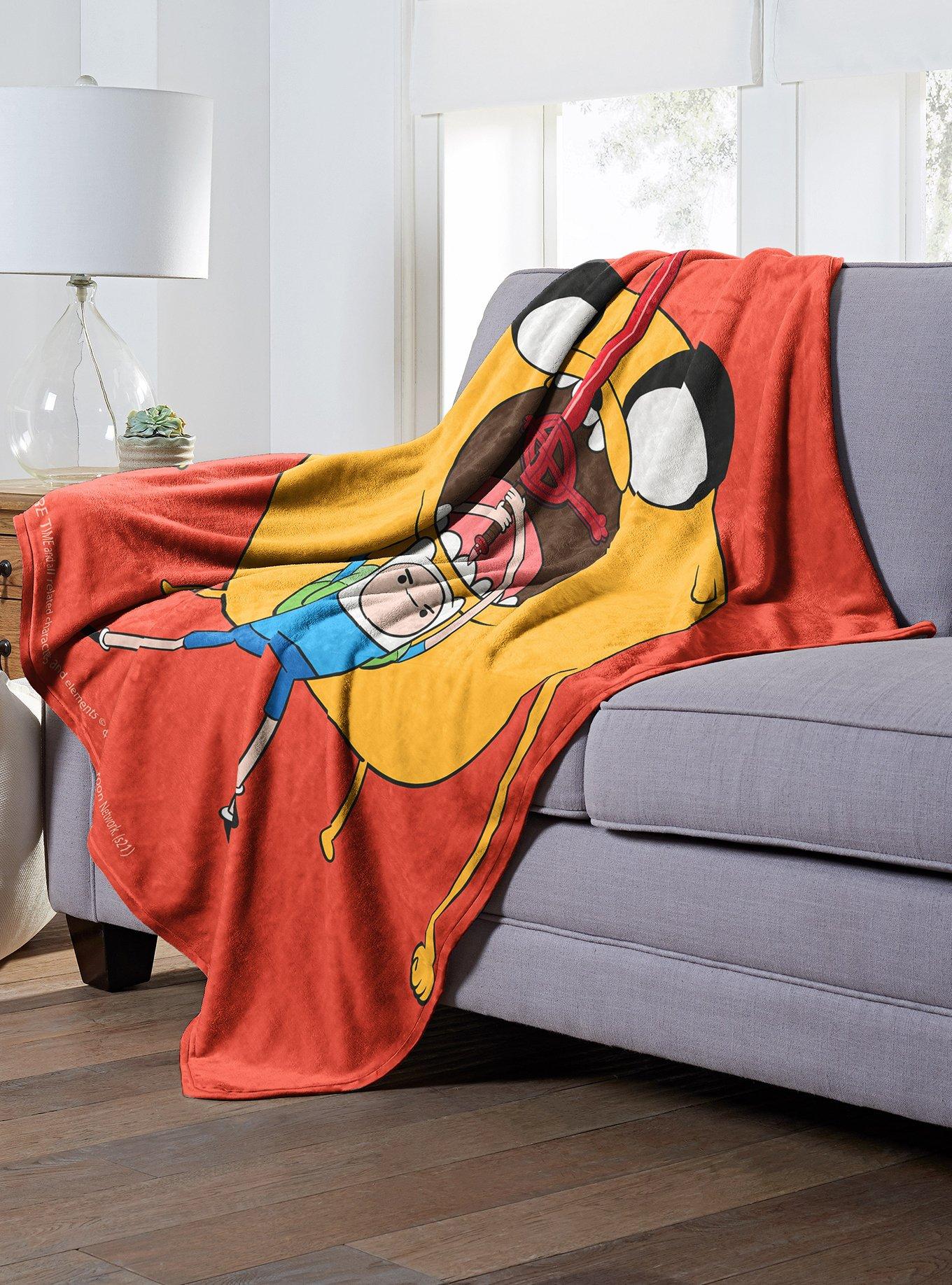 Adventure Time Round Boy Throw Blanket, , alternate