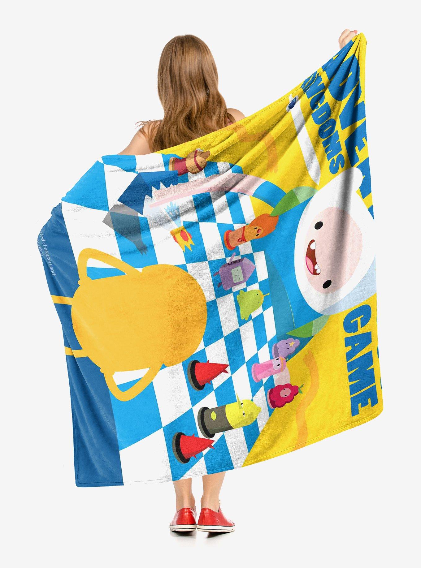 Adventure Time Adventurous Kingdoms Throw Blanket, , hi-res