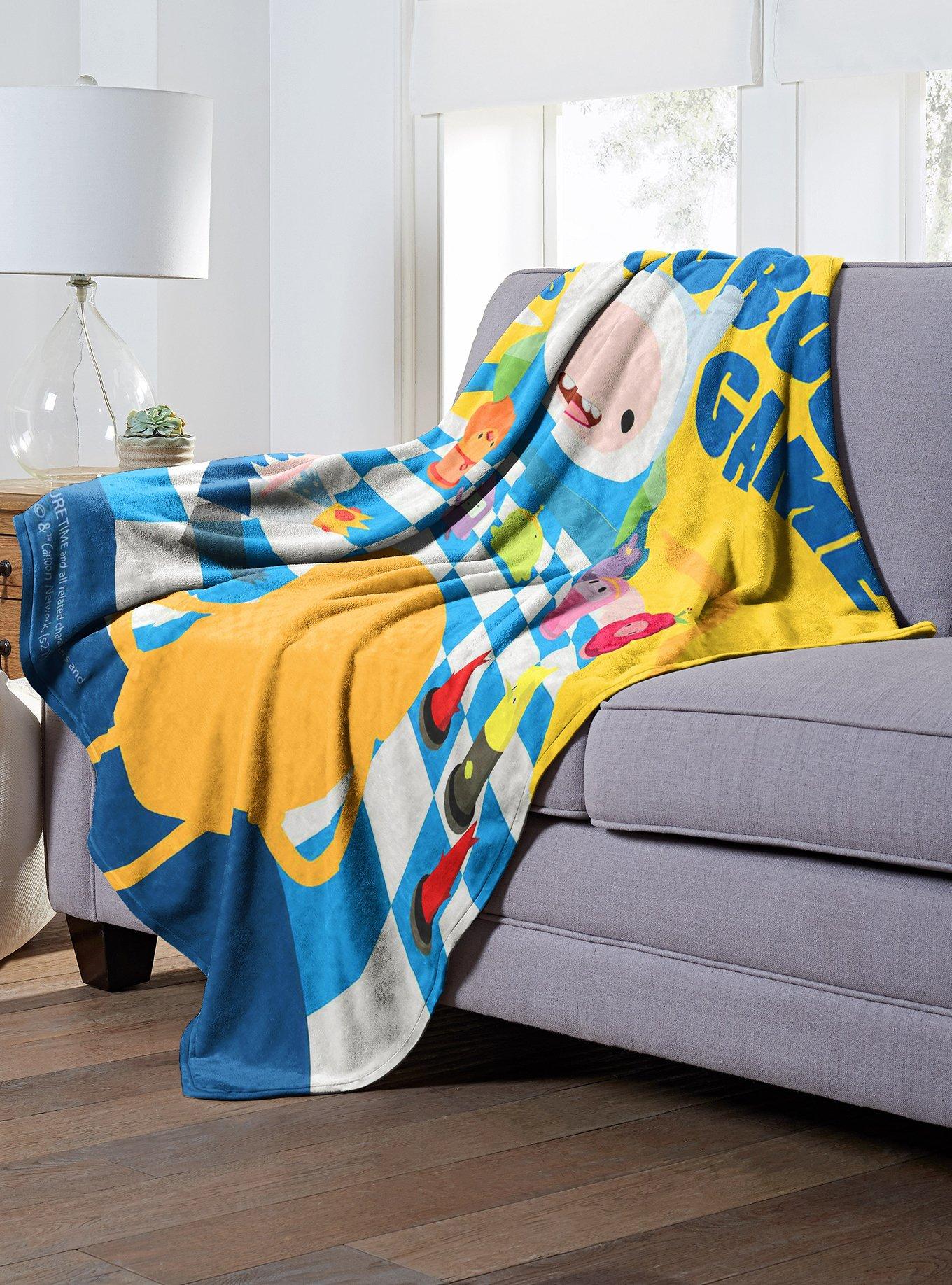 Adventure Time Adventurous Kingdoms Throw Blanket, , alternate