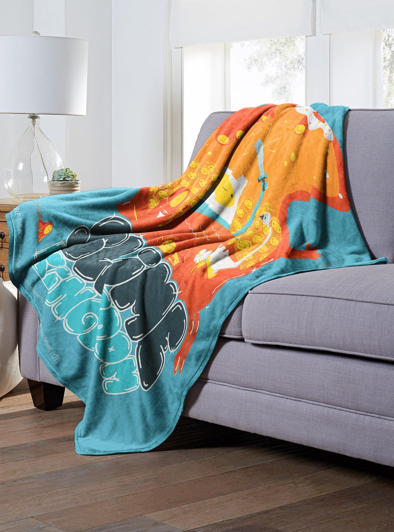 Adventure Time Slime Kingdom Throw Blanket, , alternate