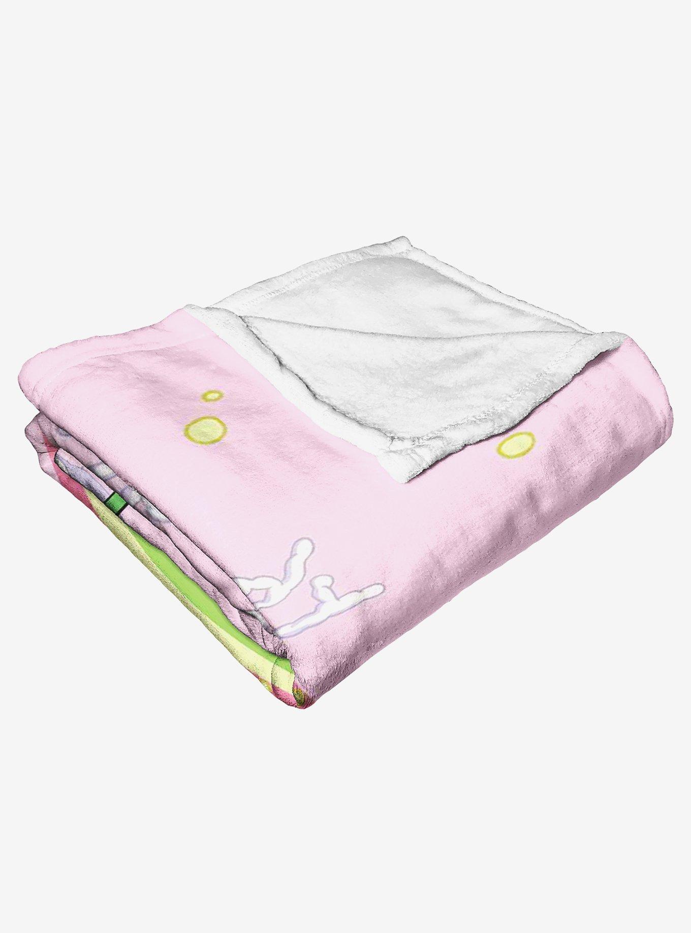 Adventure Time Candy People Unite Throw Blanket, , alternate