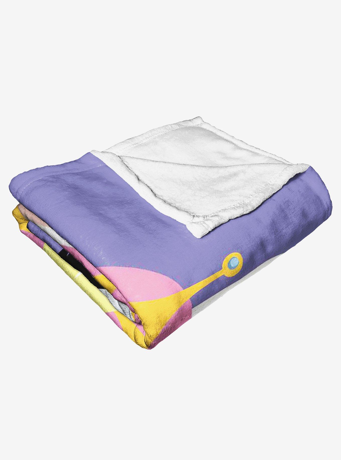 Adventure Time Crazy Split Throw Blanket, , alternate