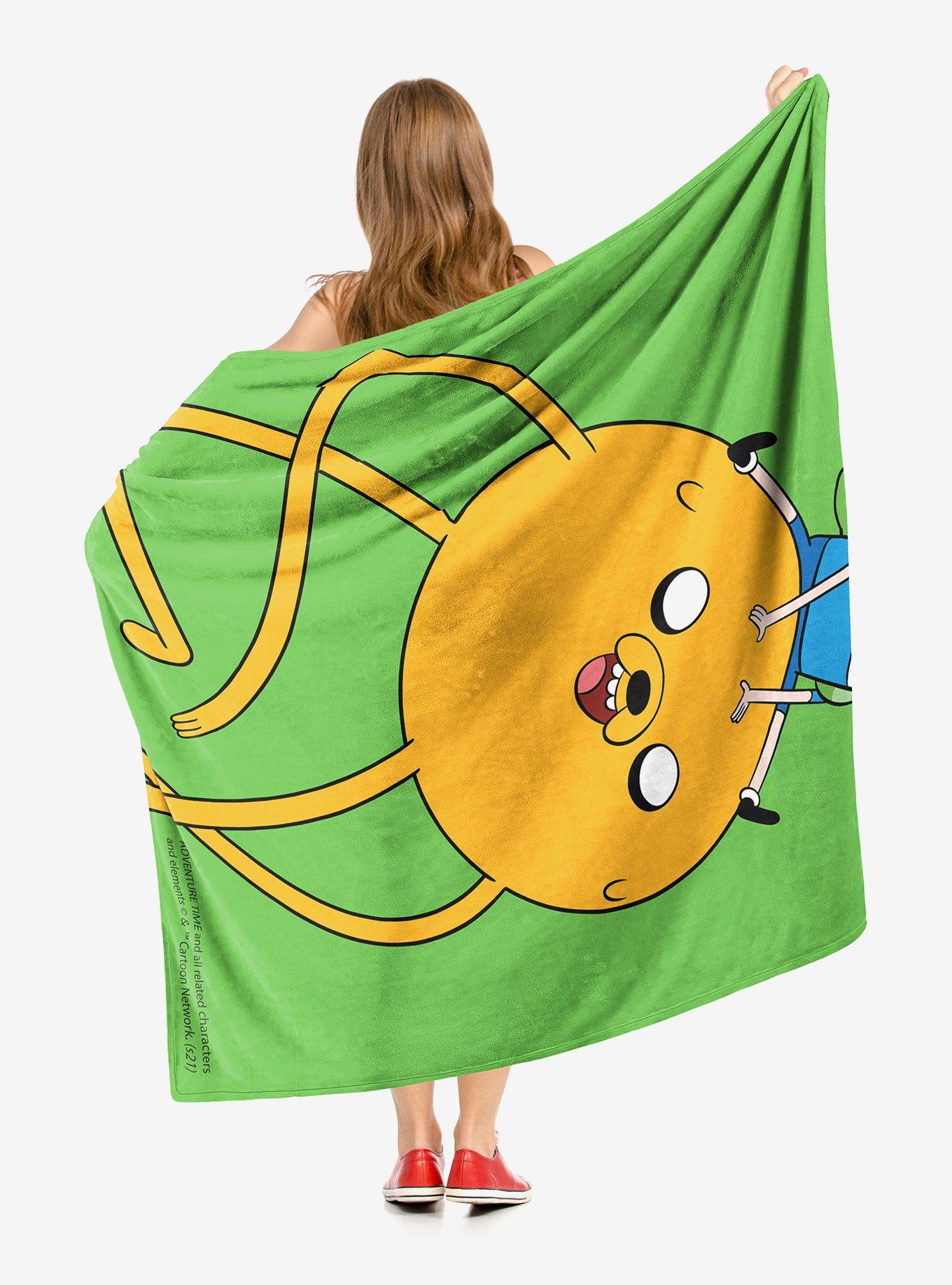 Adventure Time Taking A Ride Throw Blanket, , hi-res