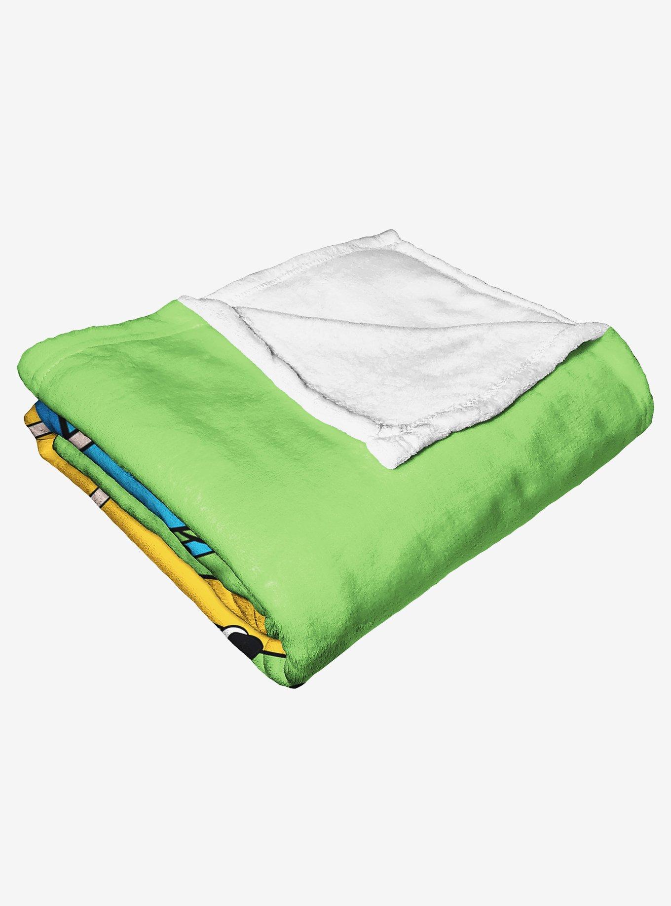 Adventure Time Taking A Ride Throw Blanket, , alternate