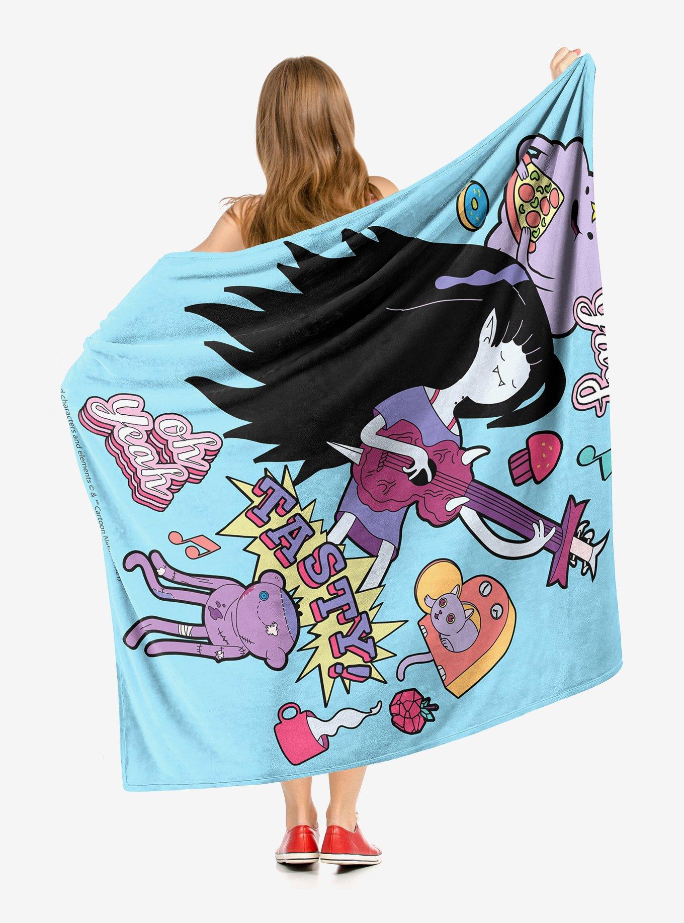 Adventure Time Tasty Tunes Throw Blanket, , hi-res