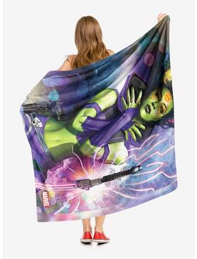 Plus Size Marvel Guardians Of The Galaxy Beautiful Gamora Throw Blanket, , hi-res