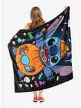 Disney Lilo & Stitch Candy Stitch Throw Blanket, , alternate