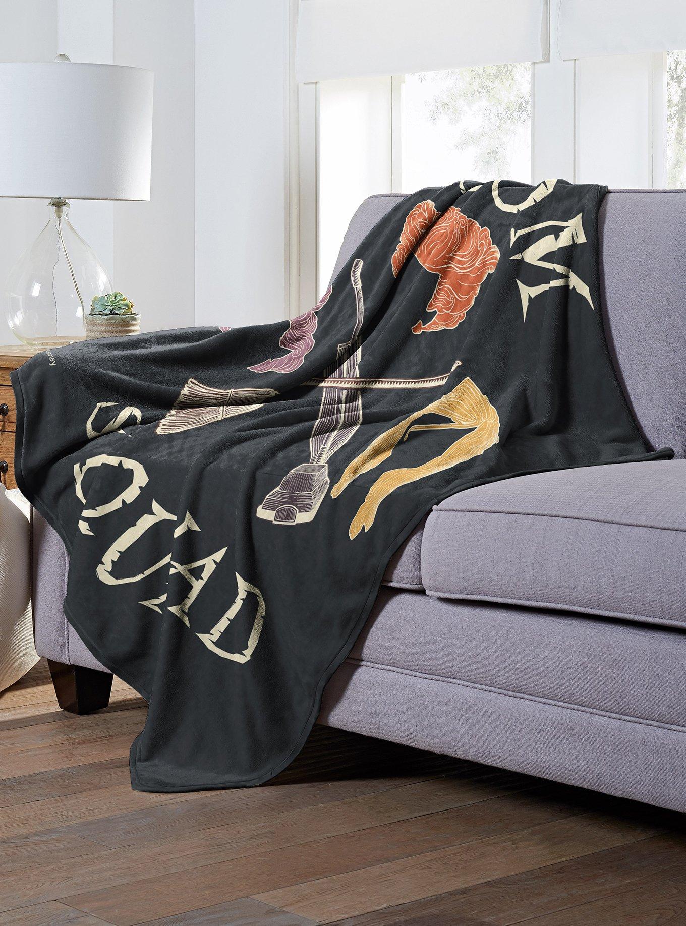 Disney Hocus Pocus Broom Squad Throw Blanket, , alternate