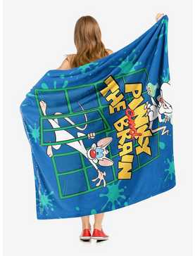 Animaniacs Pinky And Brain Throw Blanket, , hi-res