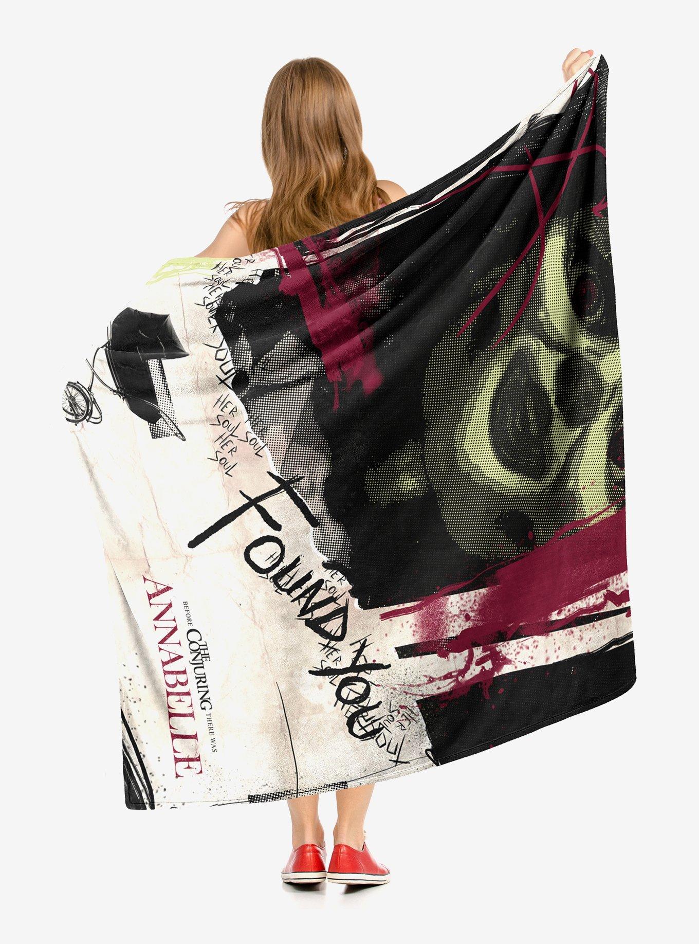 Annabelle Poster 2 Throw Blanket, , hi-res