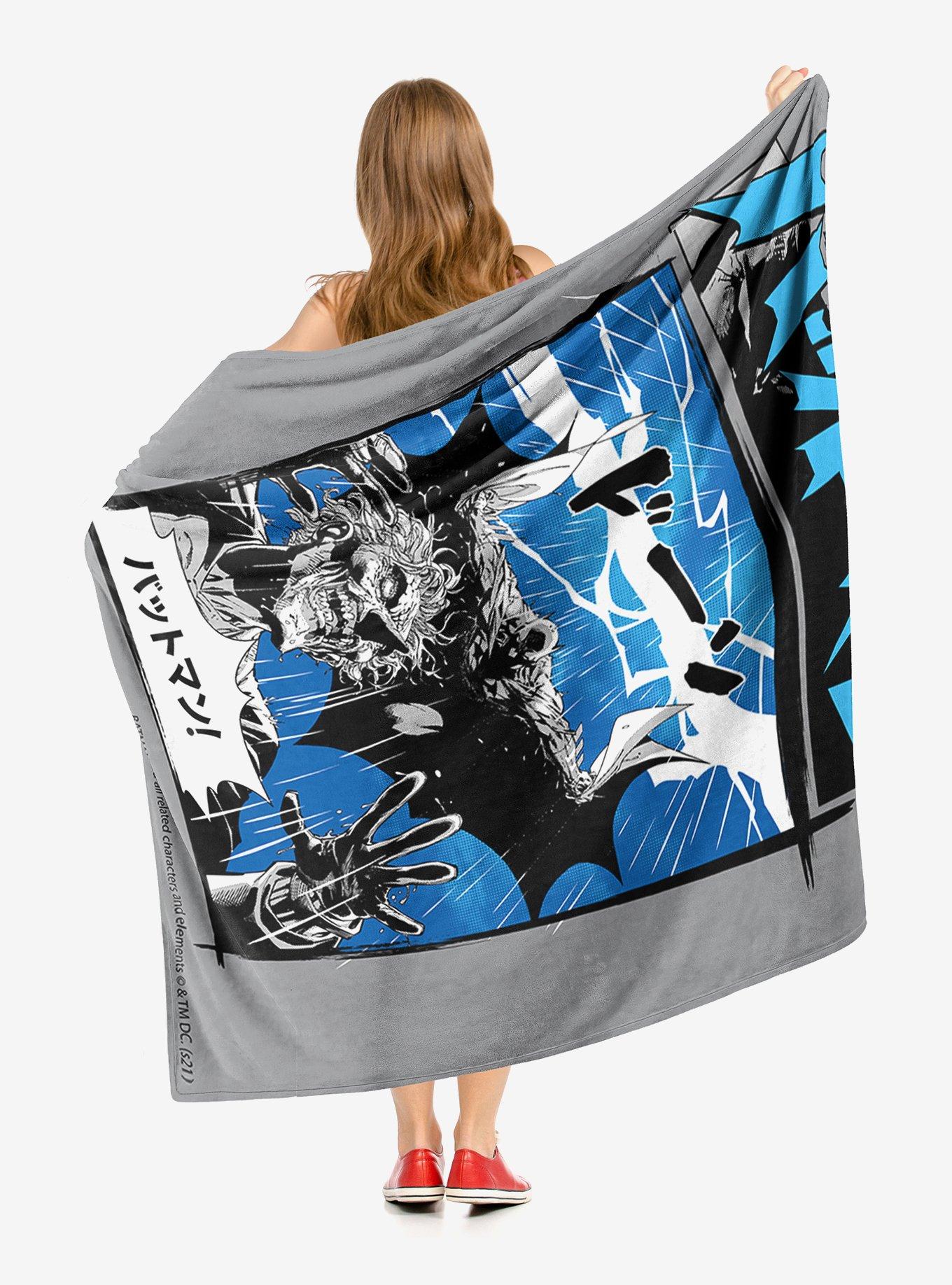 DC Comics Batman Anime DC Comics Batman Throw Blanket, , alternate