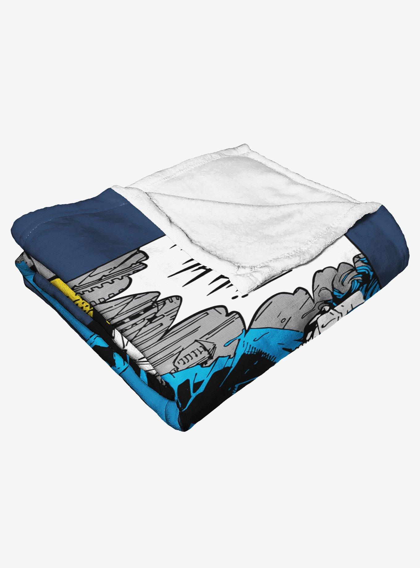 DC Comics Batman Anime Joker Throw Blanket, , alternate