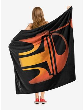 Star Wars Boba Fett Jack-O'-Lantern Throw Blanket, , hi-res