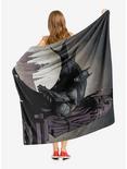DC Comics Batman Gotham Grey Throw Blanket, , alternate