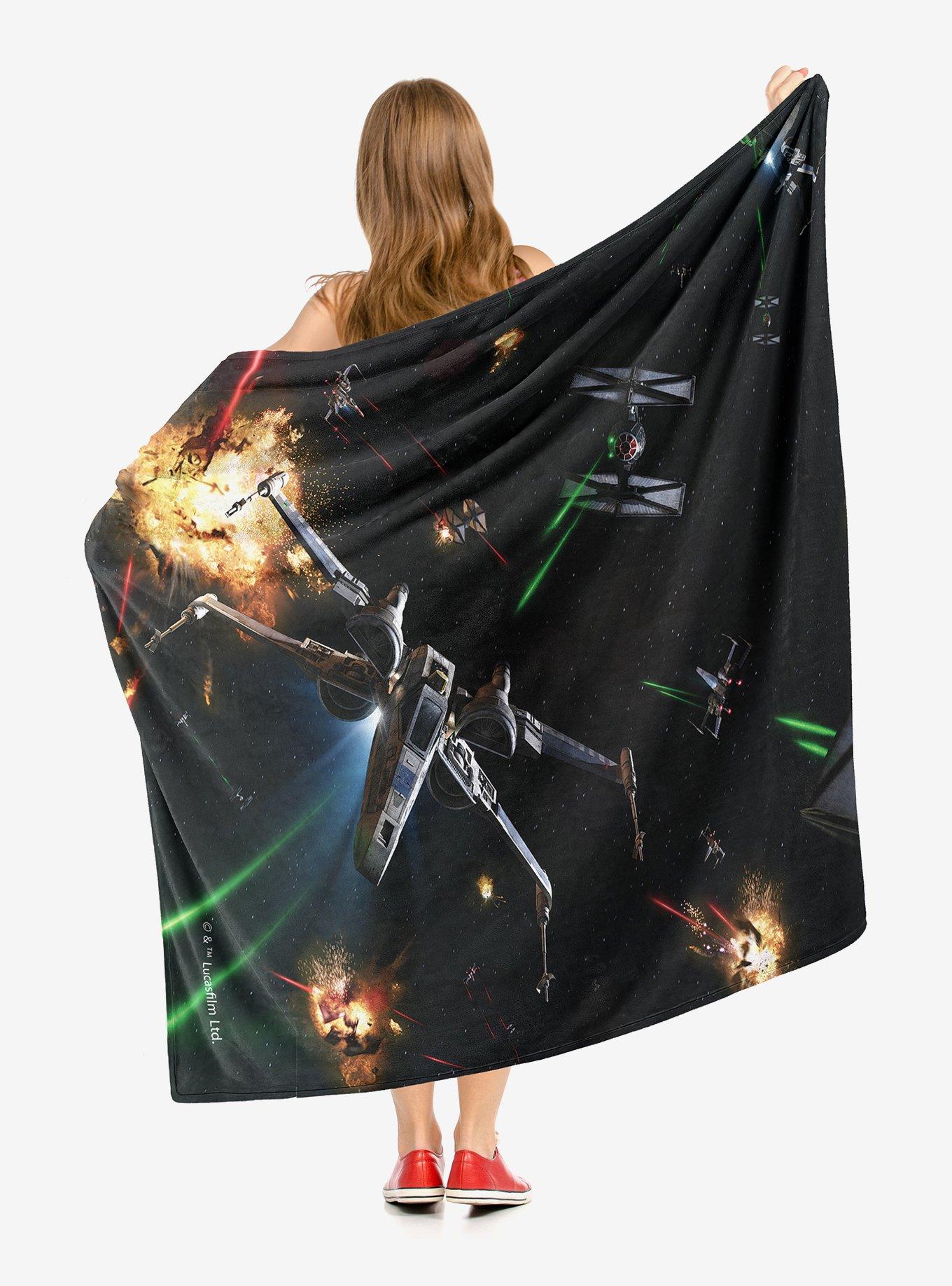 Star Wars Fighters Throw Blanket, , hi-res