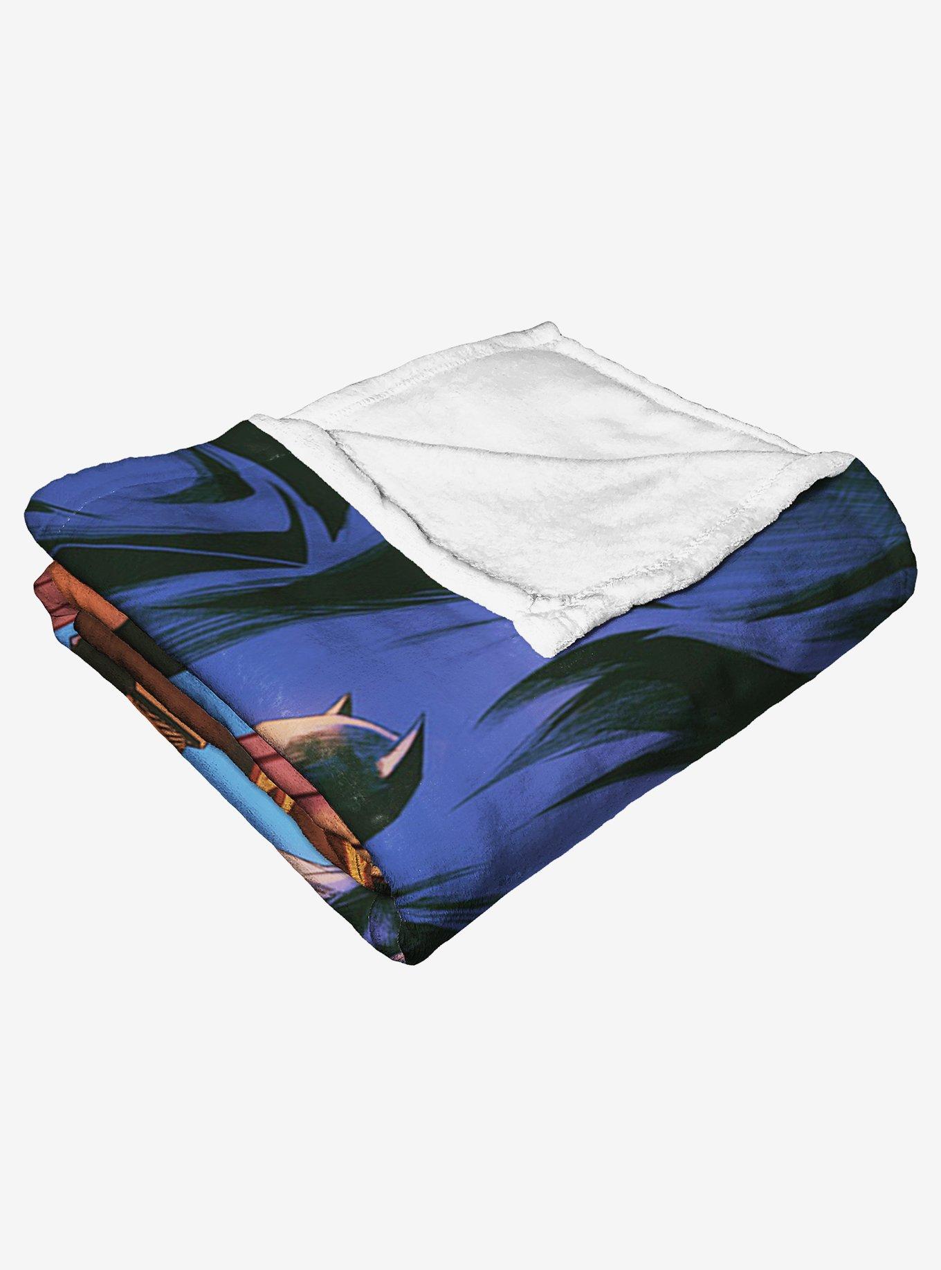 DC Comics Batman Time For Justice Throw Blanket
