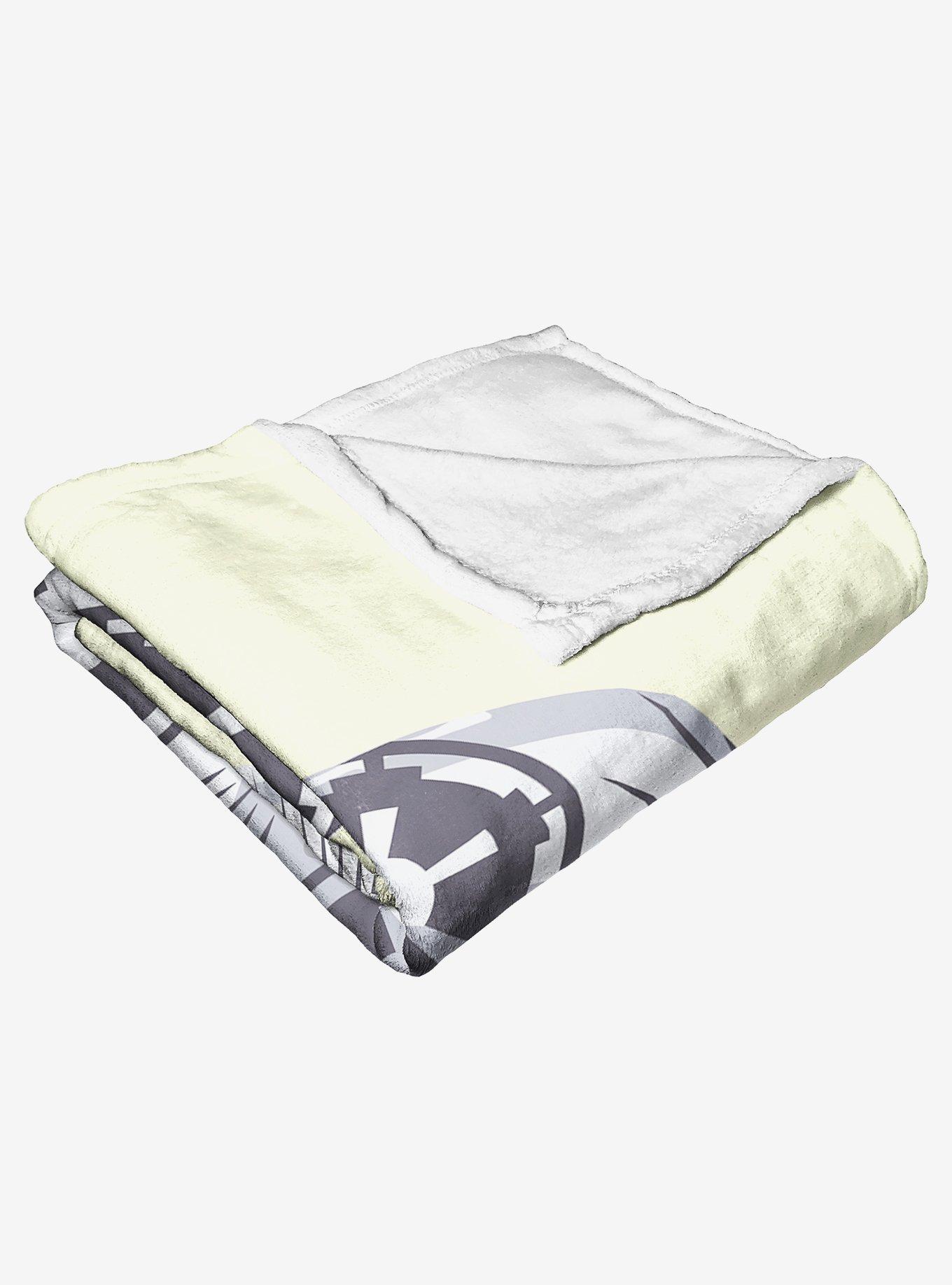 Star Wars Storm Trooper Decorated Helmet Throw Blanket, , alternate
