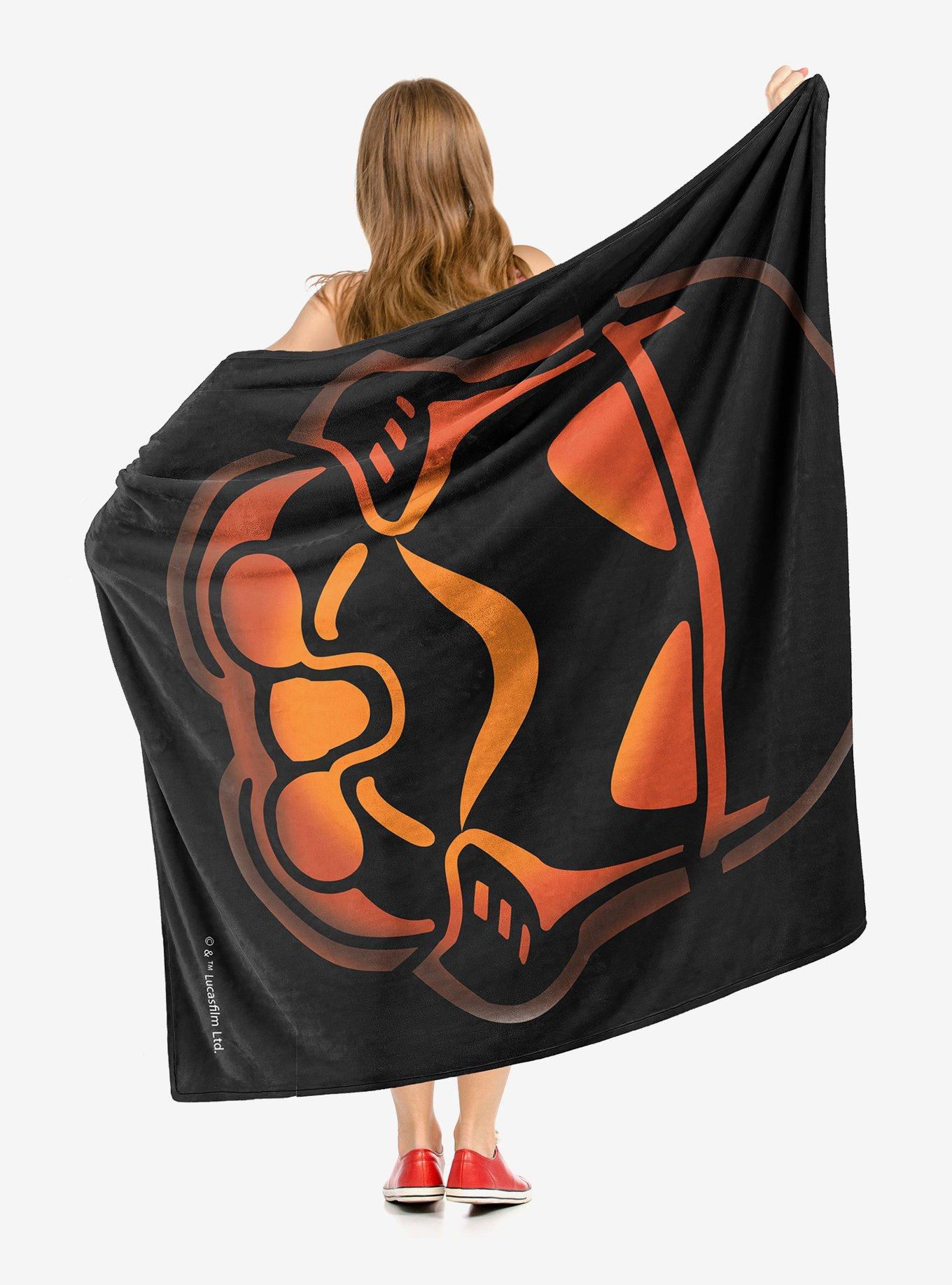 Star Wars Storm Trooper Jack-O'-Lantern Throw Blanket, , hi-res