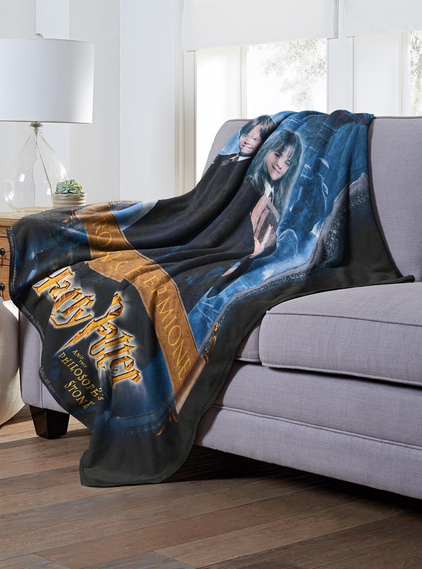 Harry Potter Ron And Hermione Throw Blanket, , alternate