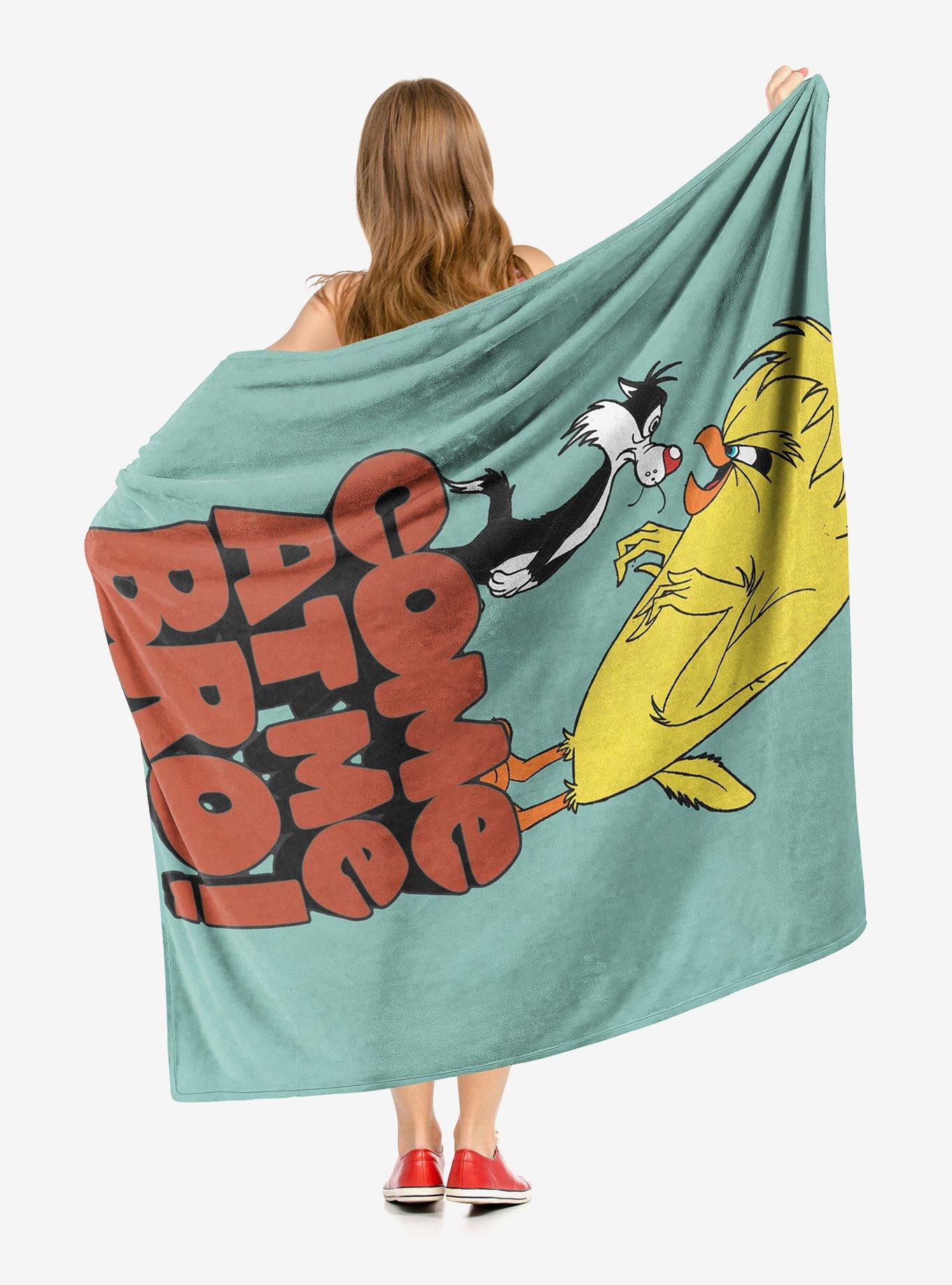 Looney Tunes Come At Me Bro Throw Blanket, , alternate
