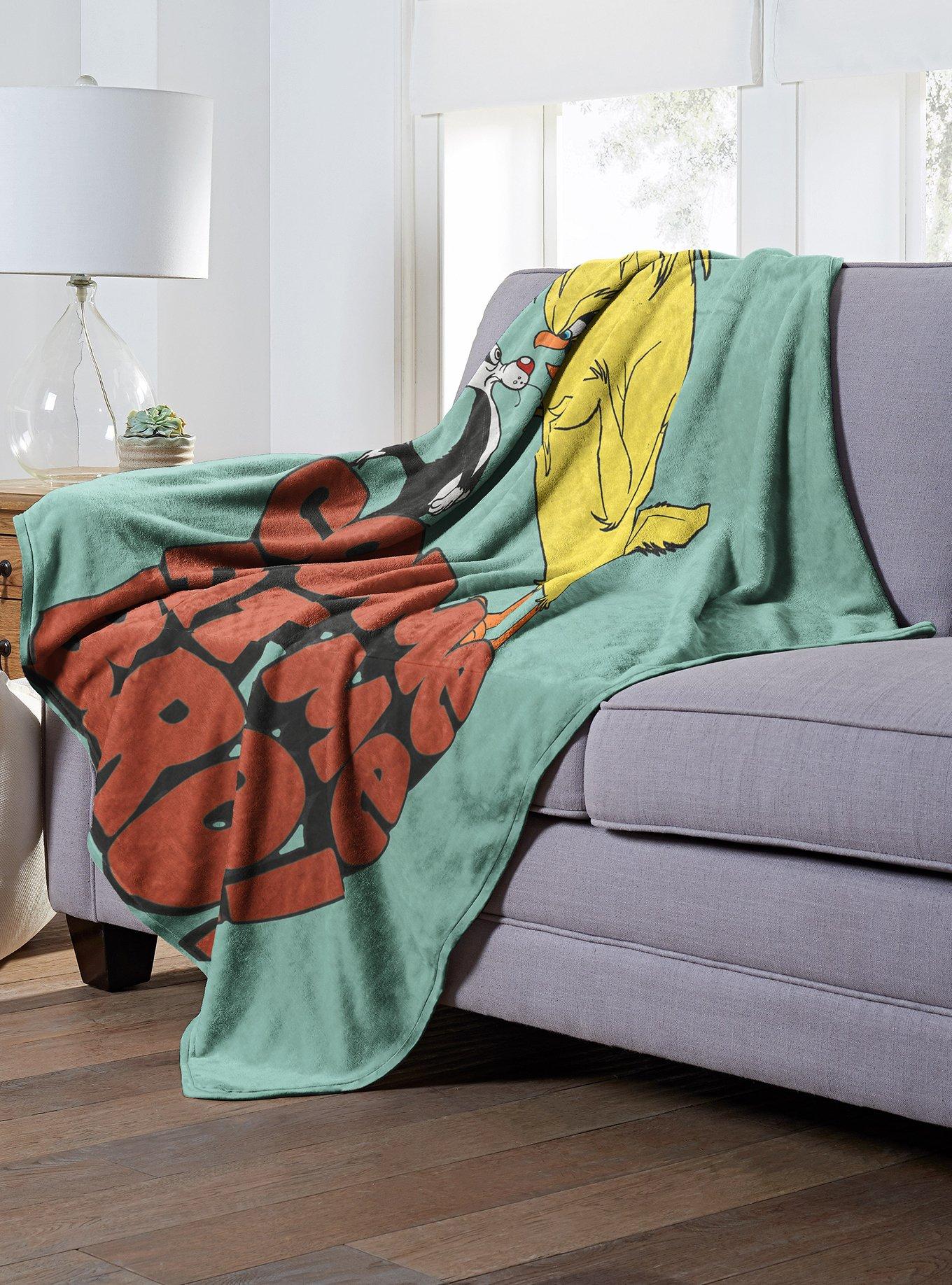 Looney Tunes Come At Me Bro Throw Blanket, , alternate