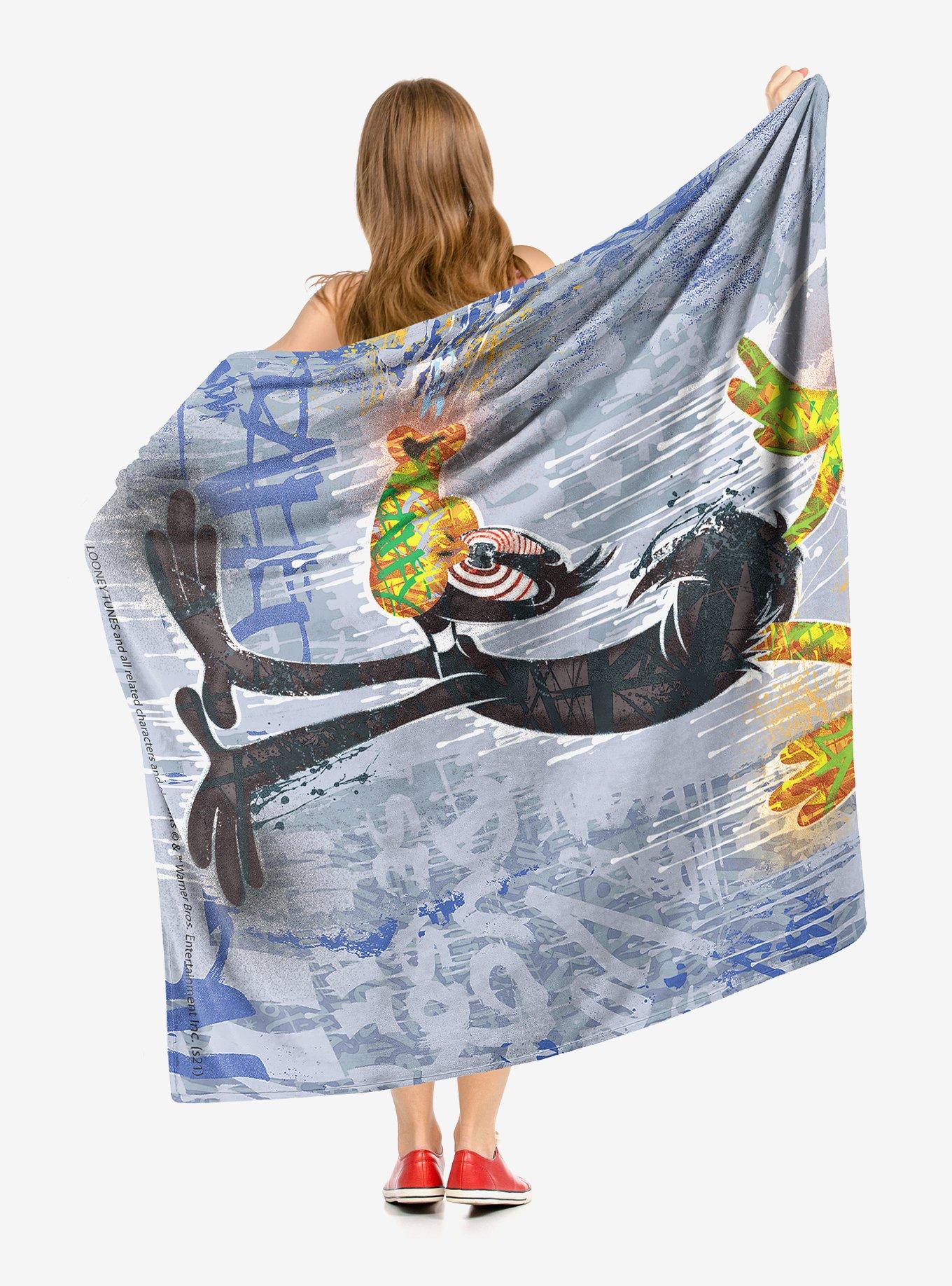 Looney Tunes Daffy Handstand Throw Blanket, , hi-res