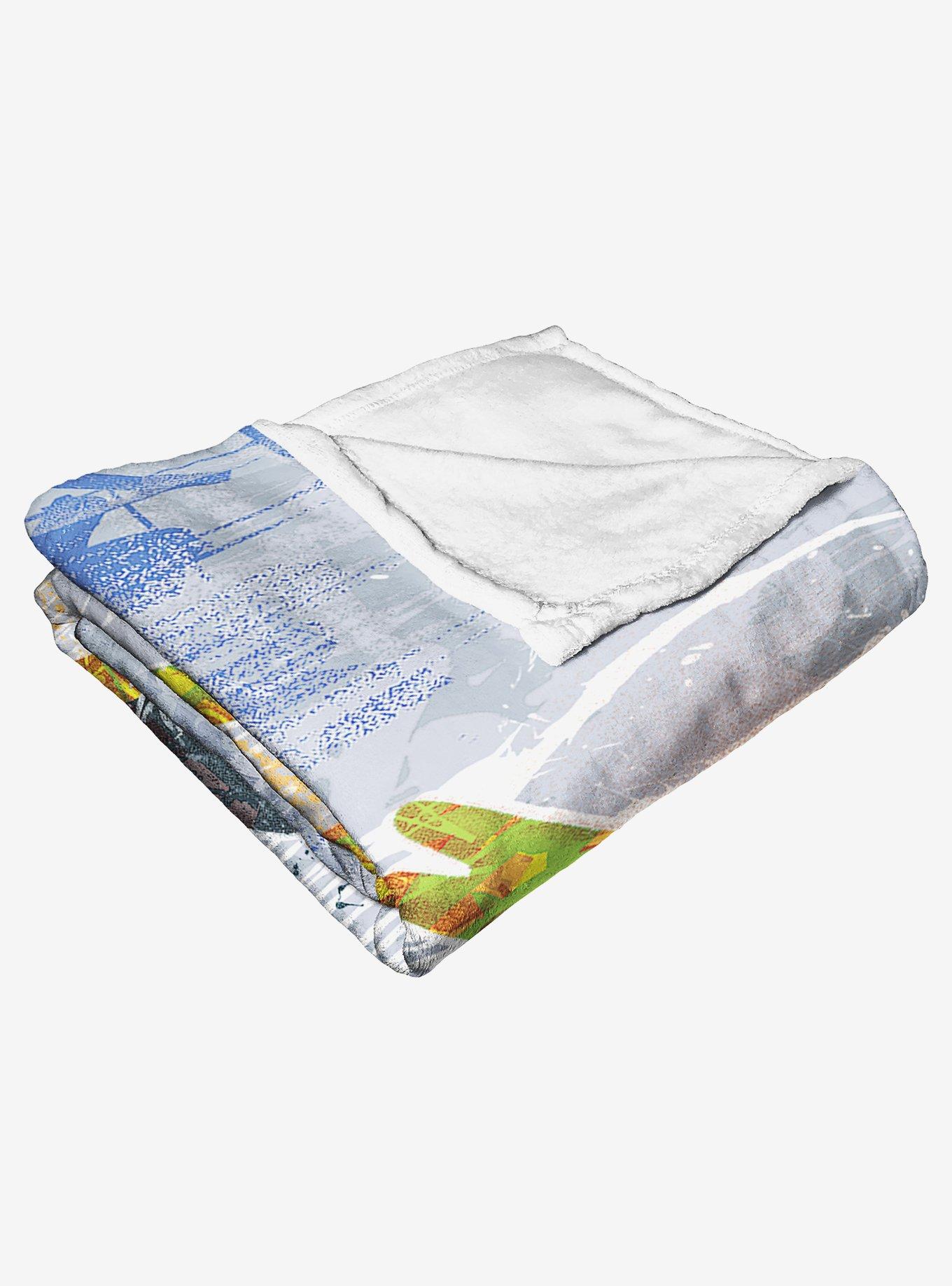 Looney Tunes Daffy Handstand Throw Blanket, , alternate