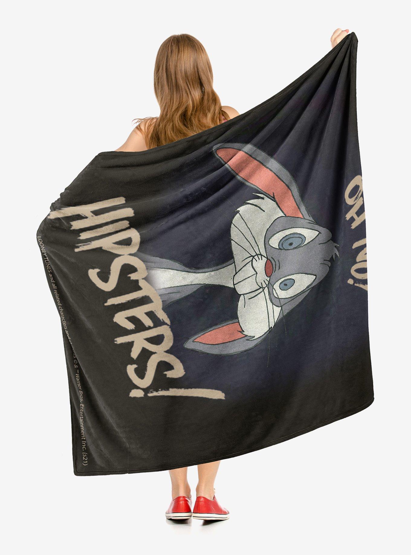 Looney Tunes Hipsters Throw Blanket, , hi-res