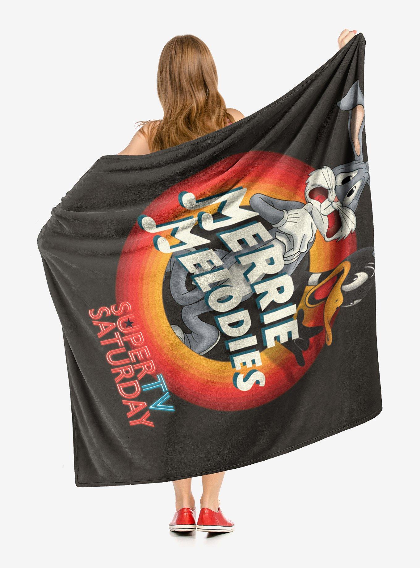 Looney Tunes Merrie Melodies Throw Blanket, , hi-res