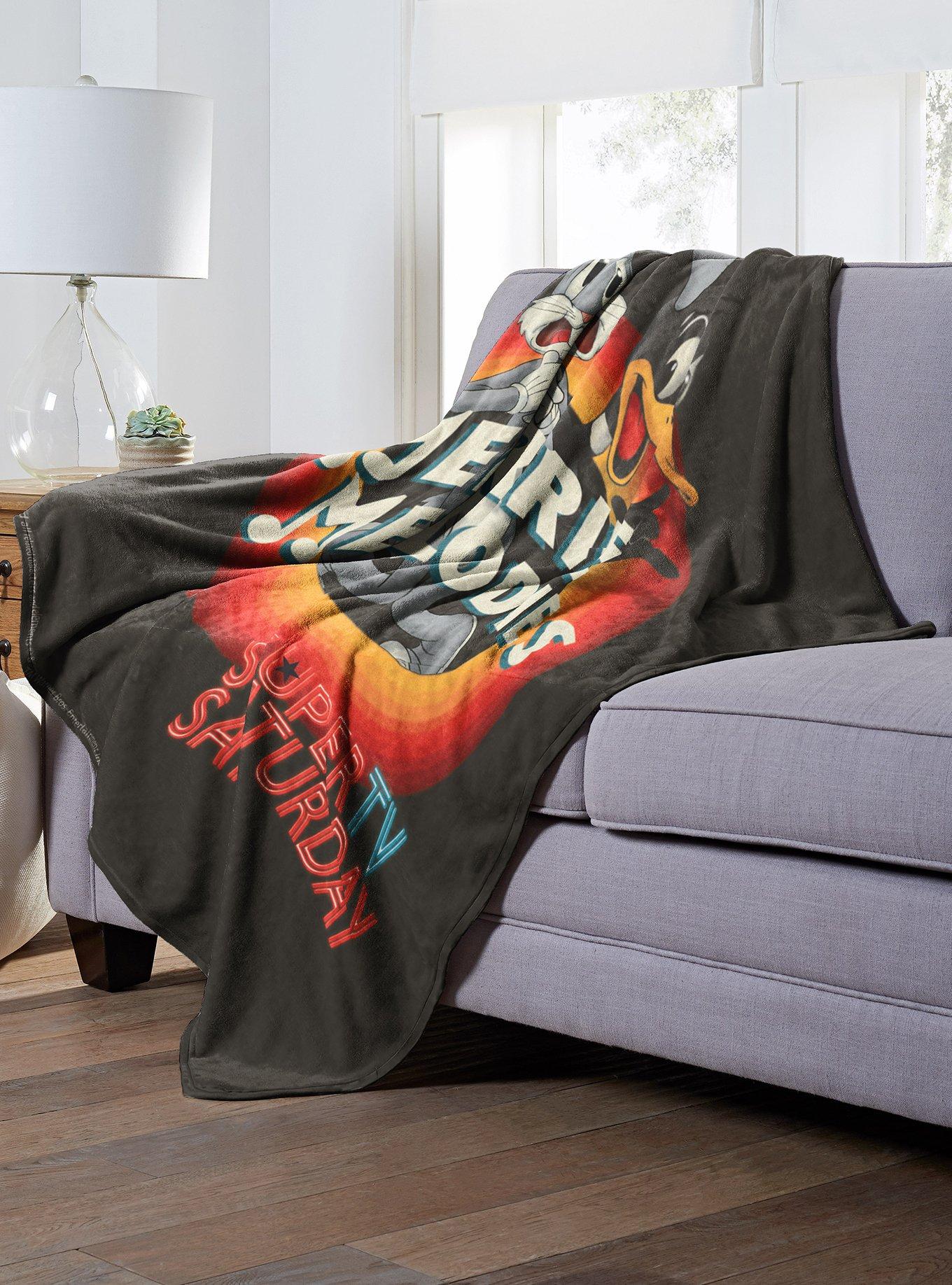 Looney Tunes Merrie Melodies Throw Blanket, , alternate