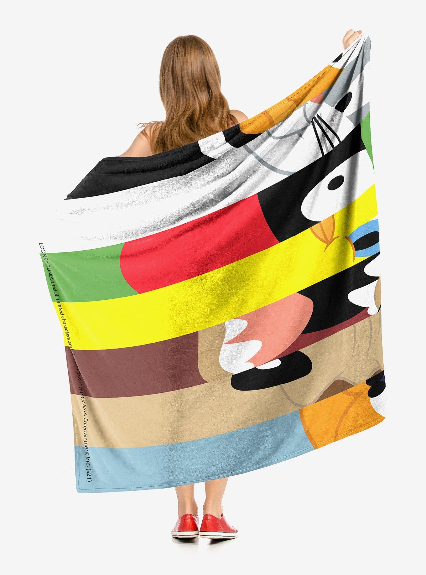 Looney Tunes Technicolor Tunes Throw Blanket, , hi-res