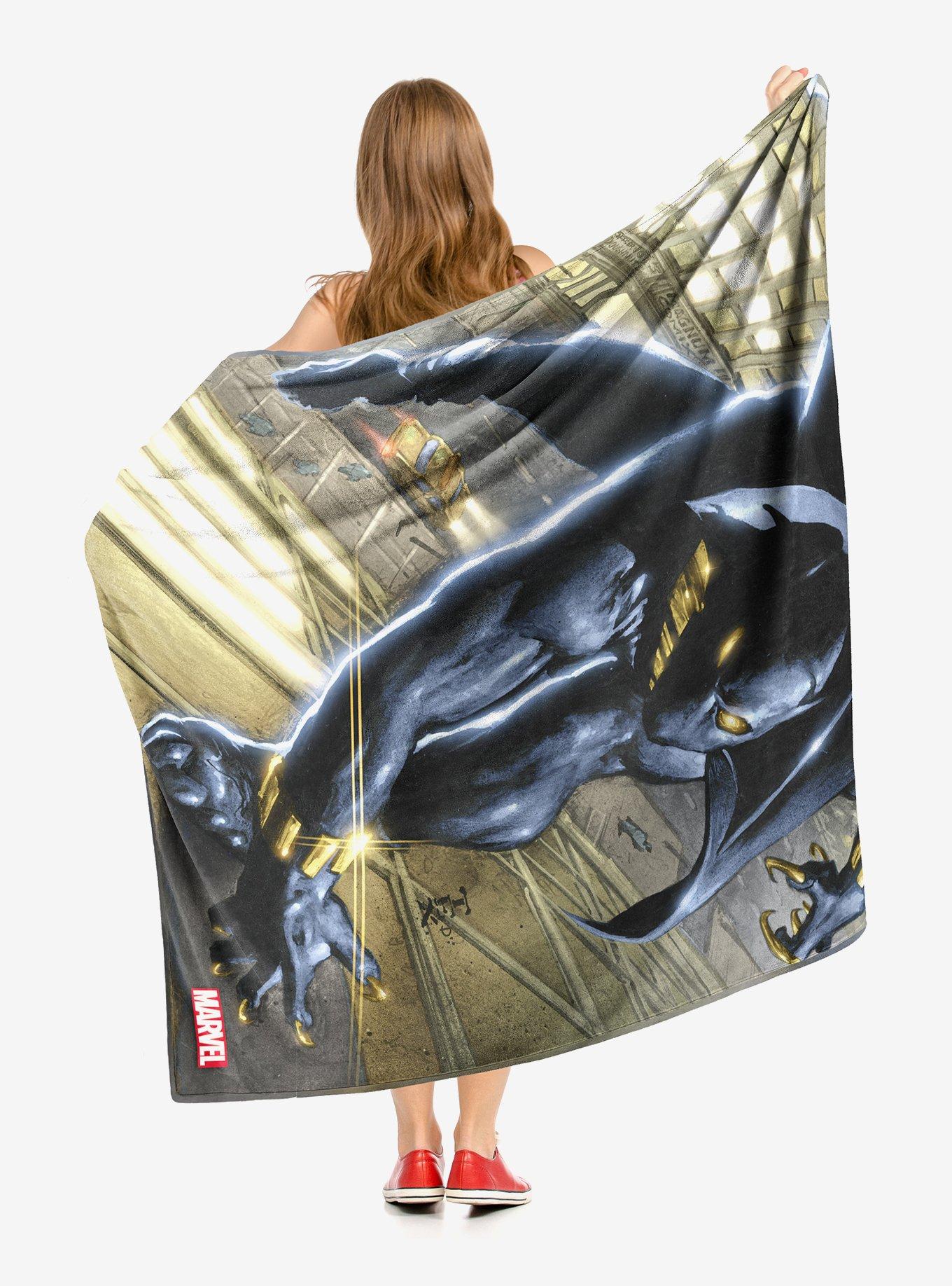 Marvel Black Panther Golden Touch Throw Blanket, , alternate