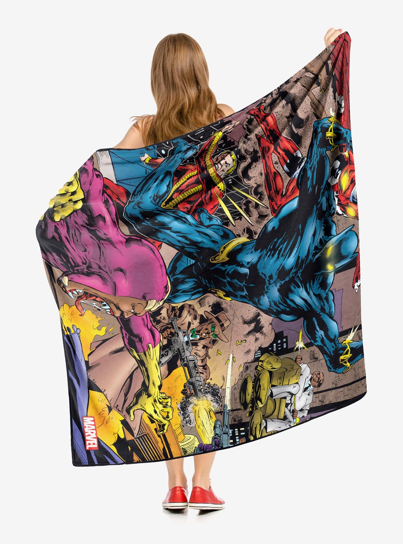 Marvel Black Panther Time To Pounce Throw Blanket, , alternate