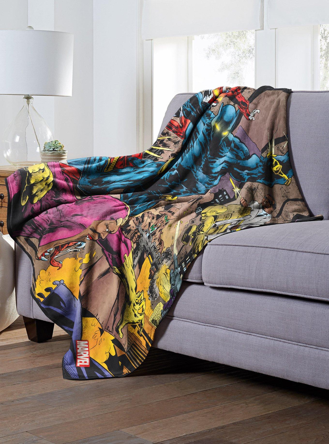 Marvel Black Panther Time To Pounce Throw Blanket, , alternate