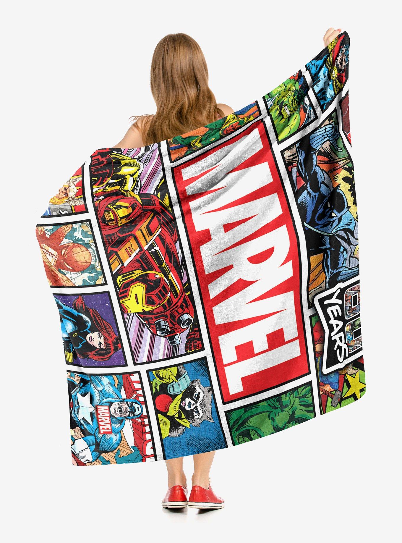 Marvel Future Fight Comic History Throw Blanket, , hi-res