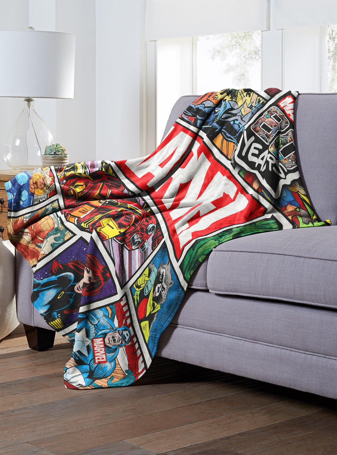 Marvel Future Fight Comic History Throw Blanket, , alternate