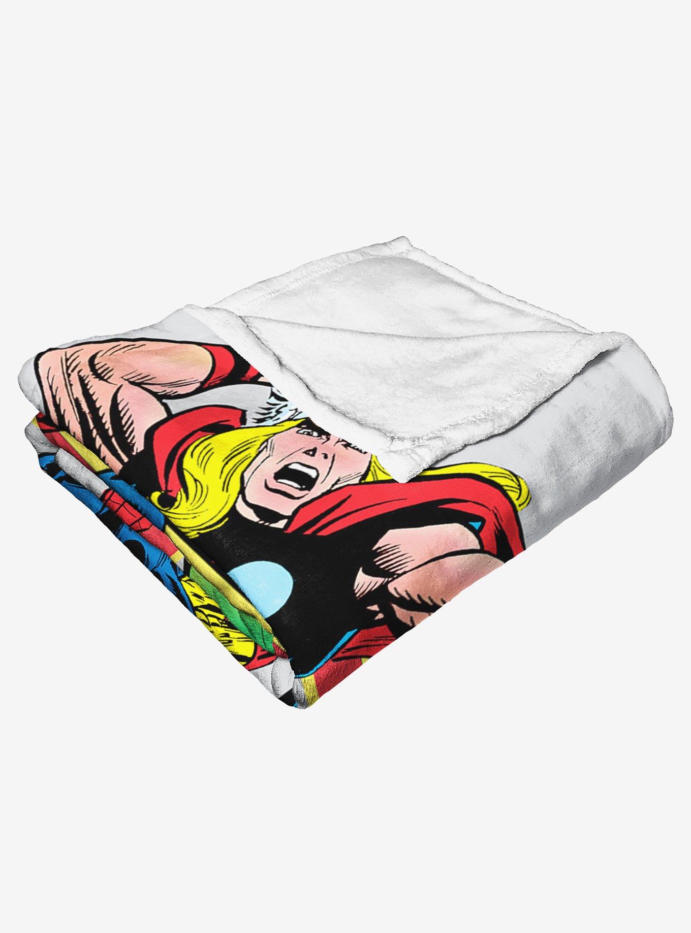 Marvel Future Fight Comic Run Throw Blanket, , alternate