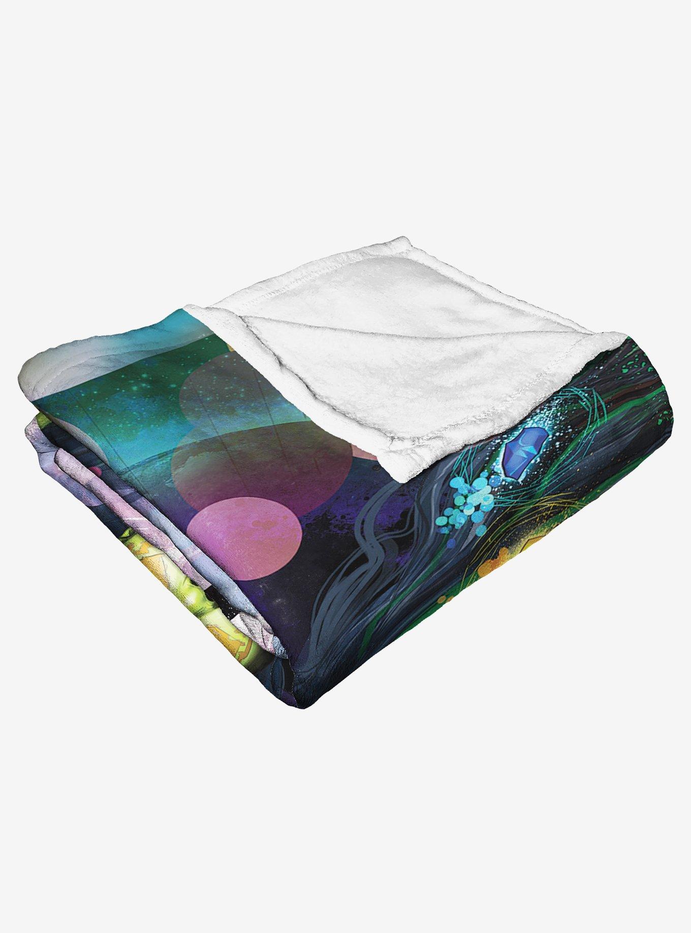 Marvel Guardians Of The Galaxy Beautiful Gamora Throw Blanket, , alternate