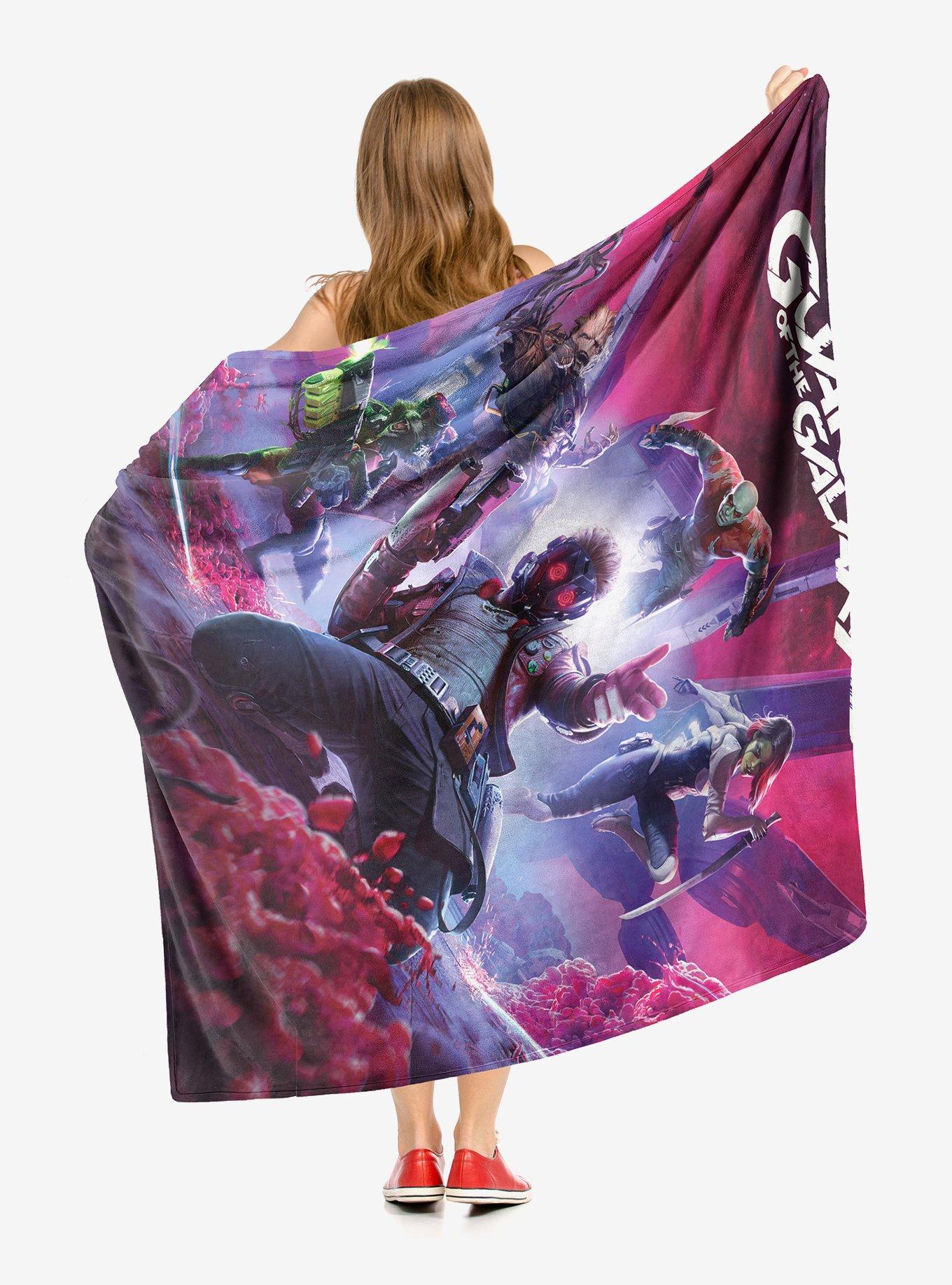 Marvel Guardians Of The Galaxy Guardian Gamers Throw Blanket, , hi-res