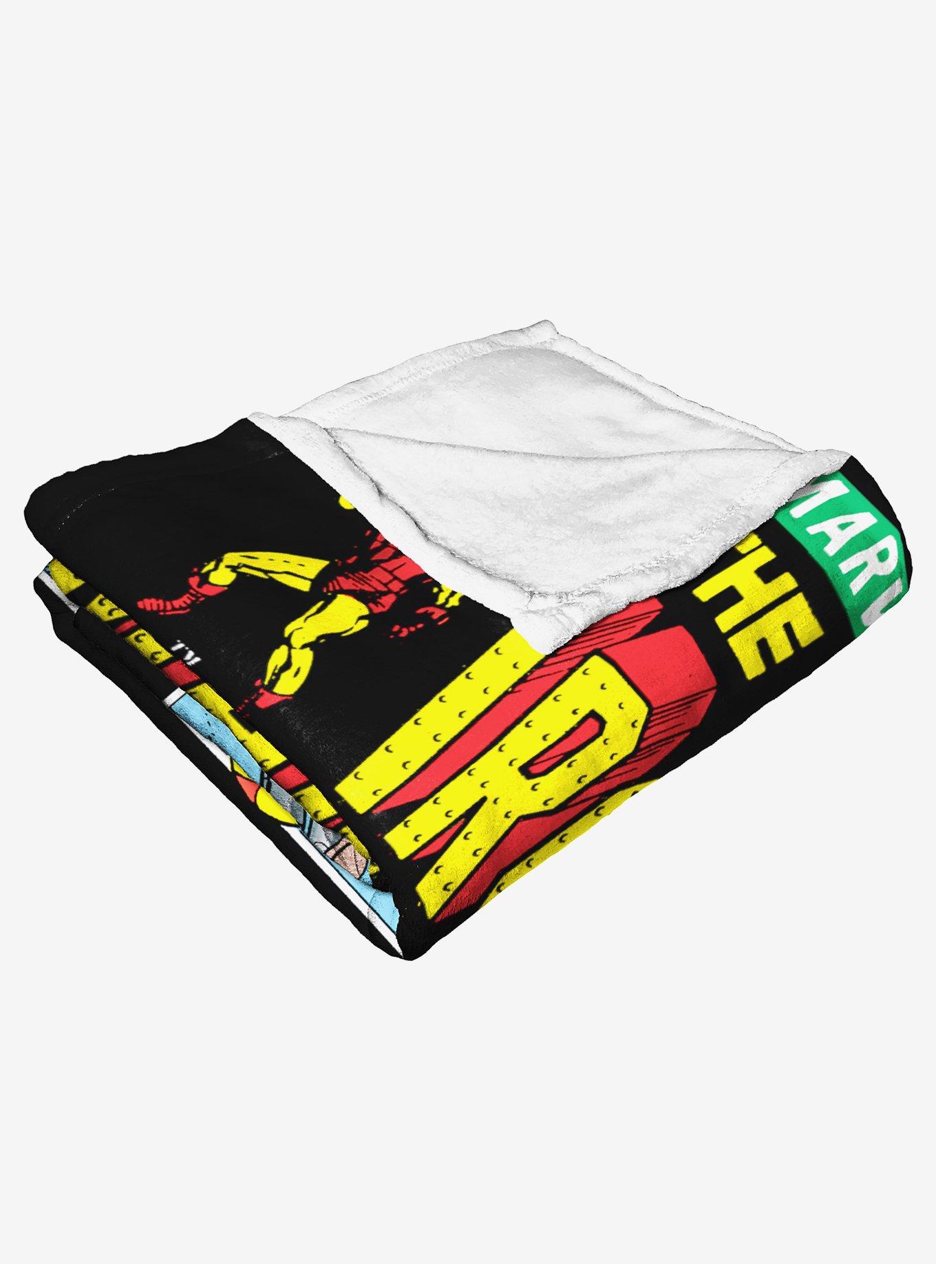 Marvel Iron Man Classic 70S Throw Blanket, , alternate