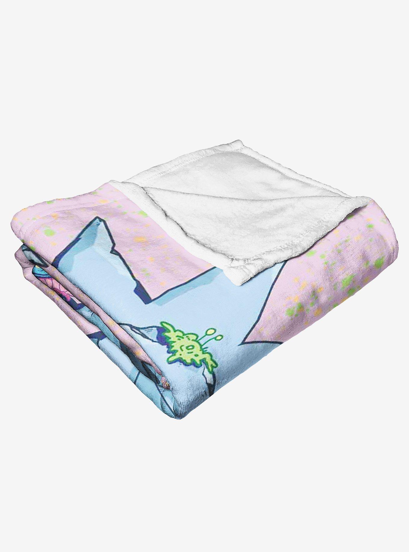 Rick And Morty Made Of Stone Throw Blanket