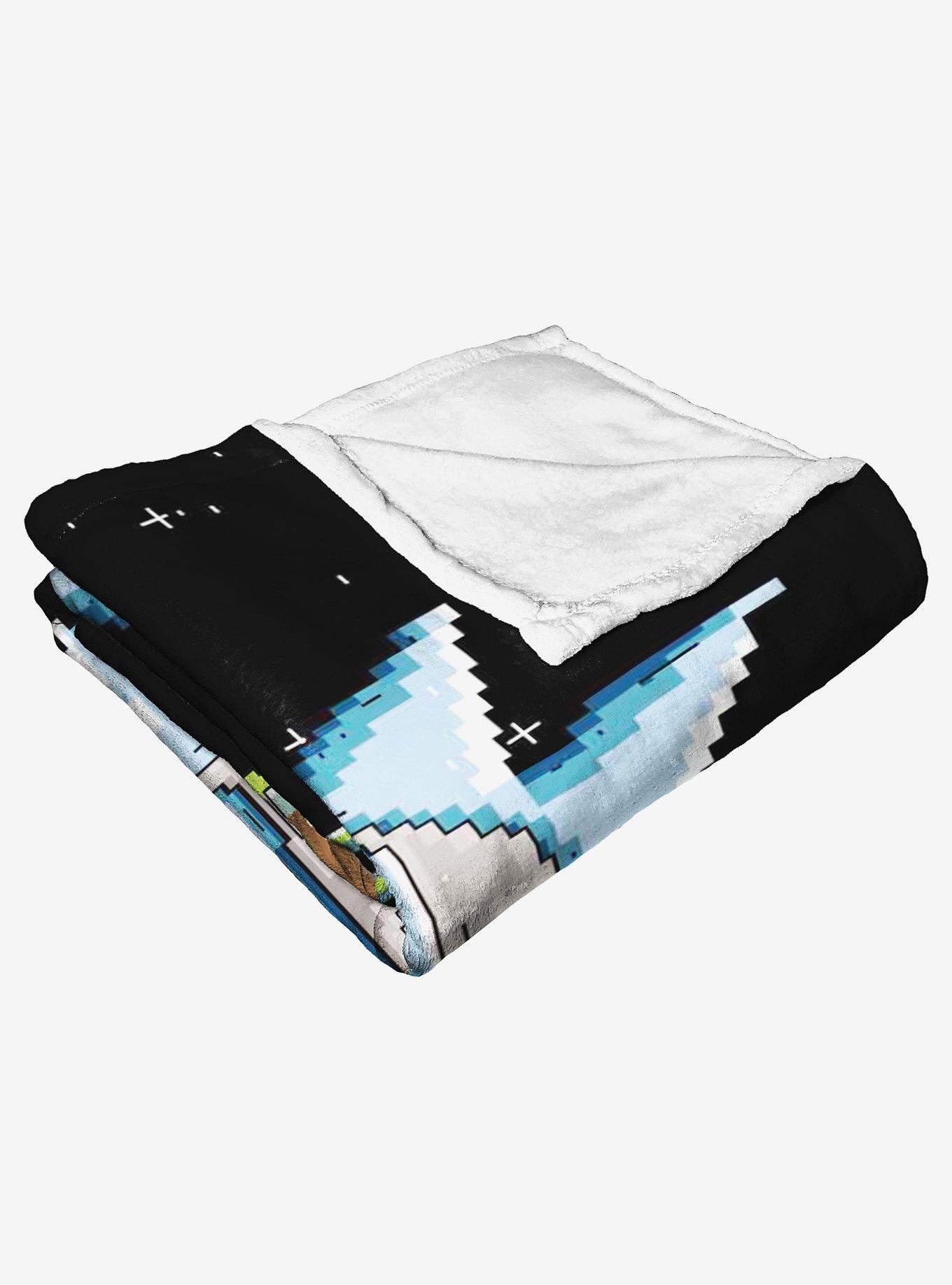 Rick And Morty Pixelverse Throw Blanket, , alternate