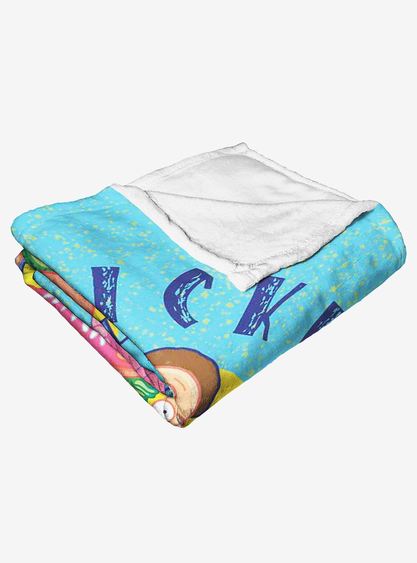 Rick And Morty Ricklaxation Throw Blanket, , alternate